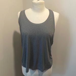 Ultra Soft Lightweight GreyRacerback Tank Top